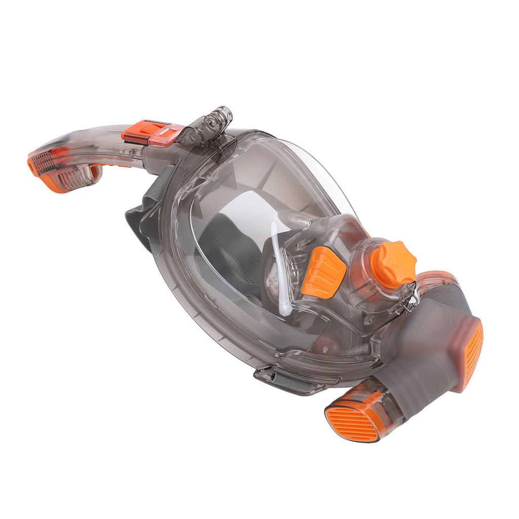 Очки для сноркелинга с полным лицом, поликарбонатные силиконовые, антизапотевающие, панорамный обзор на 180 градусов, очки для сноркелинга с