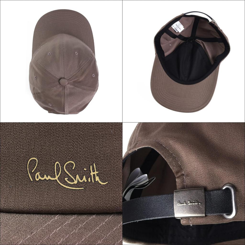 Кепка Шляпа Рисунок Логотип Бейсболка с Регулятором Бесплатная Сероватая [Paul Smith] (JP, Алфавит, Размер, Бежевый) [Продукт]