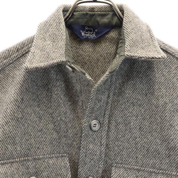 WOOLRICH 80s vintage Wool jacket Gray Men's Used