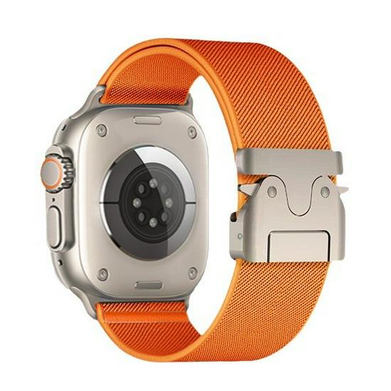 Совместимый ремешок для Apple Watch 10-го поколения, эластичный нейлоновый, Ultra 1-2, с пряжкой S987654
