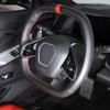 Real Carbon Fiber Steering Wheel Volume Button Cover For Corvette C8 20-25 US
