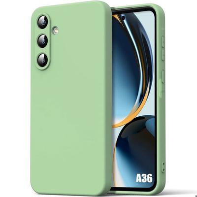 Чехол для Samsung Galaxy A36 5G - Мягкий силикон, зеленый - BOOLING®