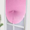 1Pc Bathroom Balcony Shades Pleated Blinds Self-adhesive Half Blackout Windows Curtains