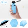 Parasol Portable Sunscreen Anti-UV Pocket Compact Mini Umbrella Rain Umbrella 5 Fold Sun Umbrella