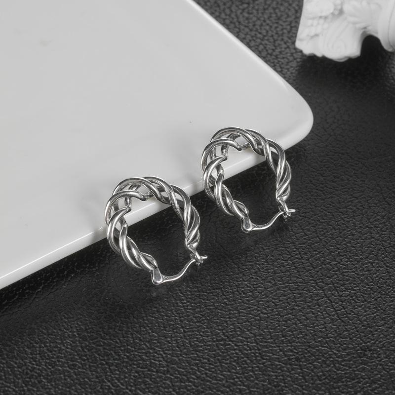 Wrapped Earrings Women's Fashion Ins Style Niche Design Premium Ear Buckles