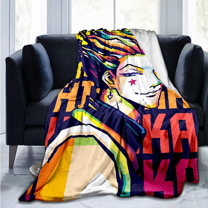 Фланелевое одеяло с аниме Hunter X Hunter, одеяла с мультяшным принтом, постельное белье для подростков, чехол для дивана, покрывало для путешествий, пешего туризма, одеяла для пикника