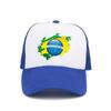 Men Women Football Brazil Team Snapback Cap 2018 Brazil Fan Soccer Sports Cap Yellow Green Brazil National Parrot Flag Hat YY456