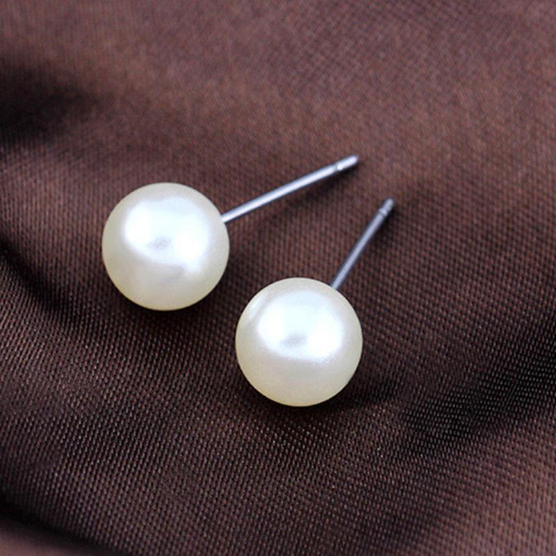 Женская мода белое роскошное жемчужное ожерелье серьги браслет набор