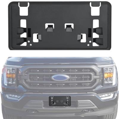 Рамка номерного знака для Ford F150 2021 2024 2024 Держатель кронштейна номерного знака переднего бампера 2.7L 3.0L 3.5L V6 ML3Z-17A385-BB