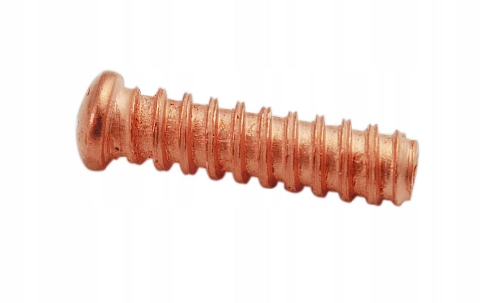 Nity gwintowane miedziowane 5x18mm 50szt do spottera wyciąganie wgnieceń