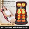 Cervical Spine Massage Pad Tool Neck Waist Full Body Vibration Shiatsu Heat Kneading Massage Chair Cushion for Home & Office Use