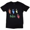 The Beatles Unisex Adult Color Faces T-Shirt