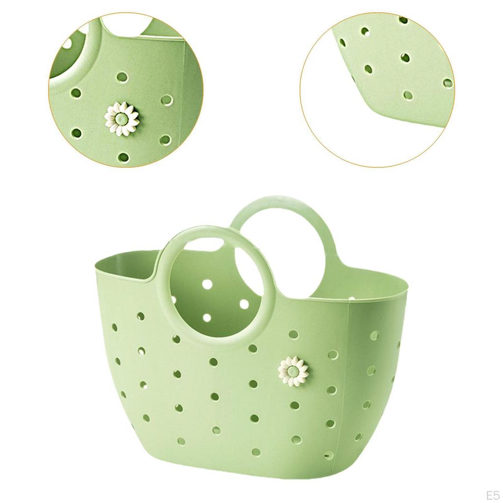 Органайзер-корзина с ручкой для геля для душа, шампуня и косметики, из полипропилена, для ванной комнаты,