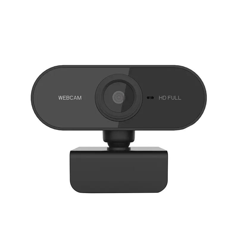 HD USB-камера для компьютера 1080P со встроенным микрофоном и штативом для видеоконференций, стриминга и работы из дома
