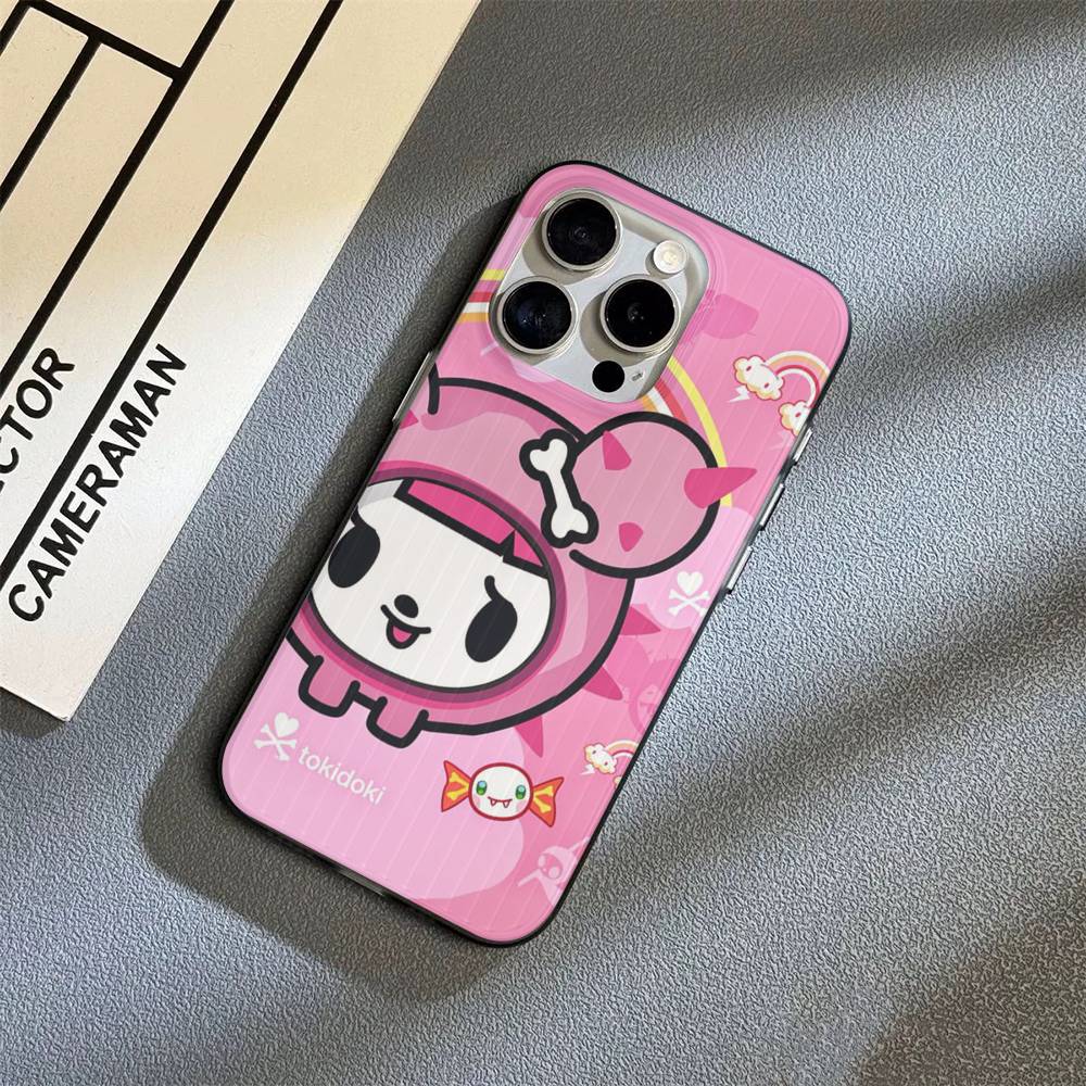 Модный бренд T-Tokidoki Для IPhone 17 16 15 14 13 12 11 Pro Max Plus Pro Прозрачный чехол для телефона Нескользящий корпус