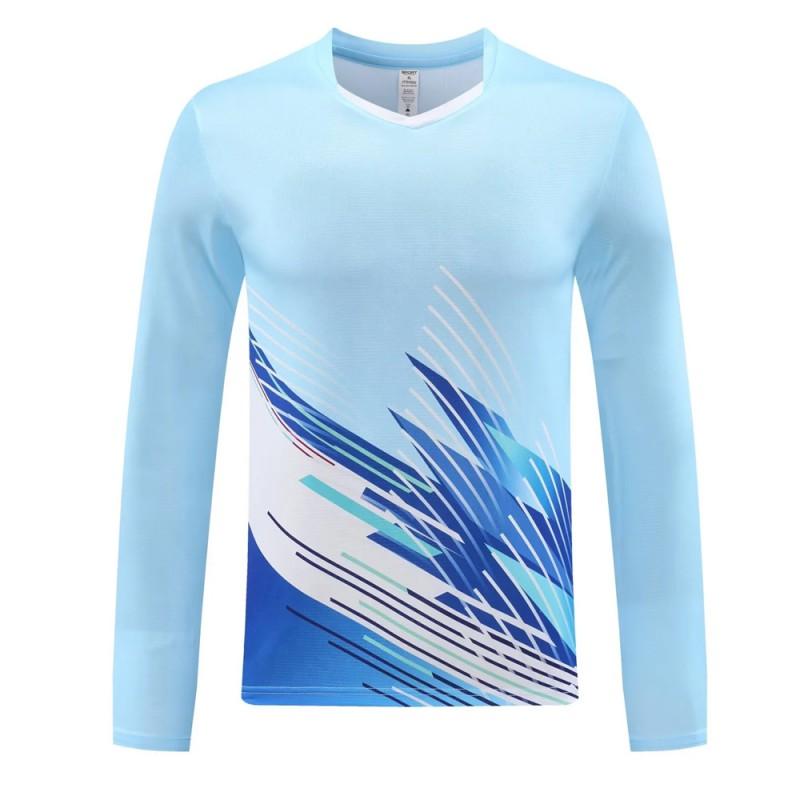 Quick-Dry Long Sleeve Sport T-Shirt Badminton Running Cycling Unisex Breathable Athletic Top