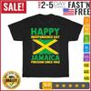 Happy Independence Day 2022 Jamaica Proud Jamaican Vintage T Shirt Men Women NEW