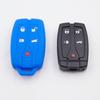Cocolockey Силиконовый Резиновый Чехол для Умного Ключа Автомобиля Подходит для Land Rover Lr2 2008-2011 5 Кнопок Кейс для Брелока Стиль Автомобиля