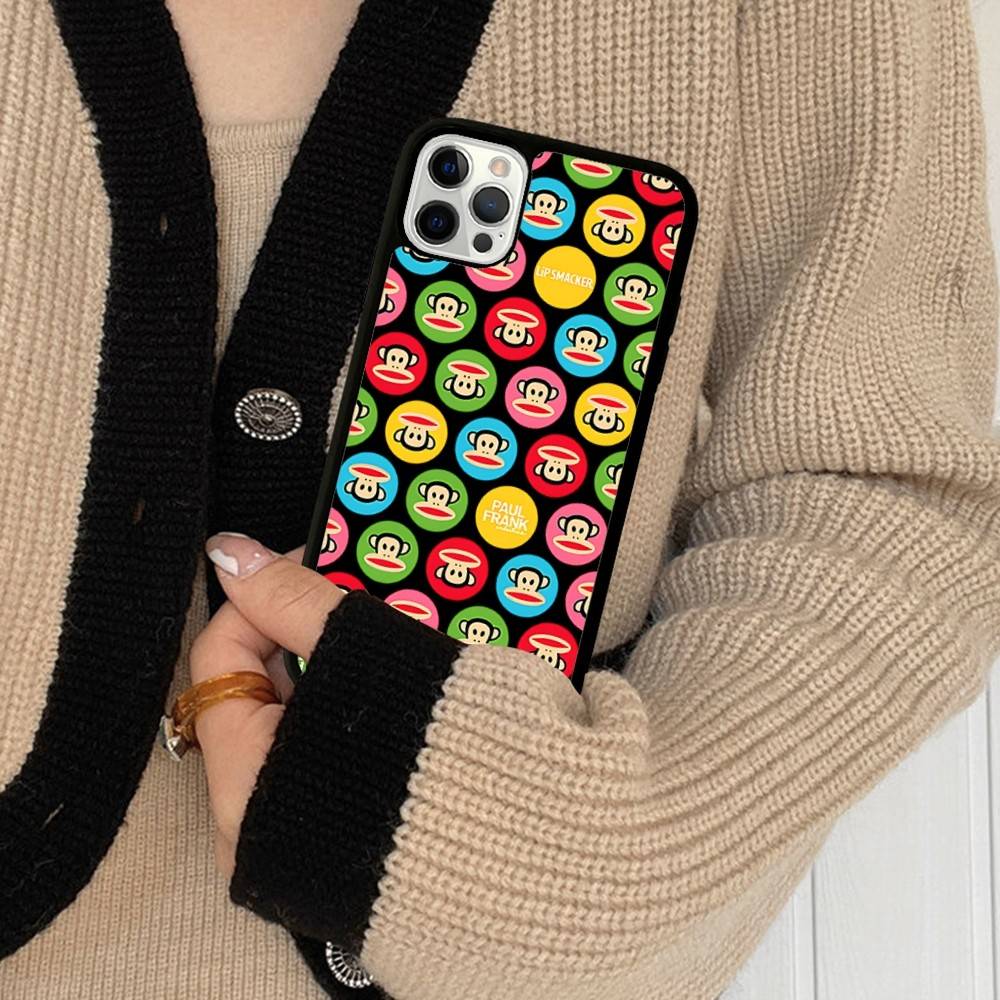 Classic P-Paul F-Frank Logo PC+TPU Protective Phone Case For IPhone 17 16 Pro Max 15 Plus 14 13 12 11 Cover
