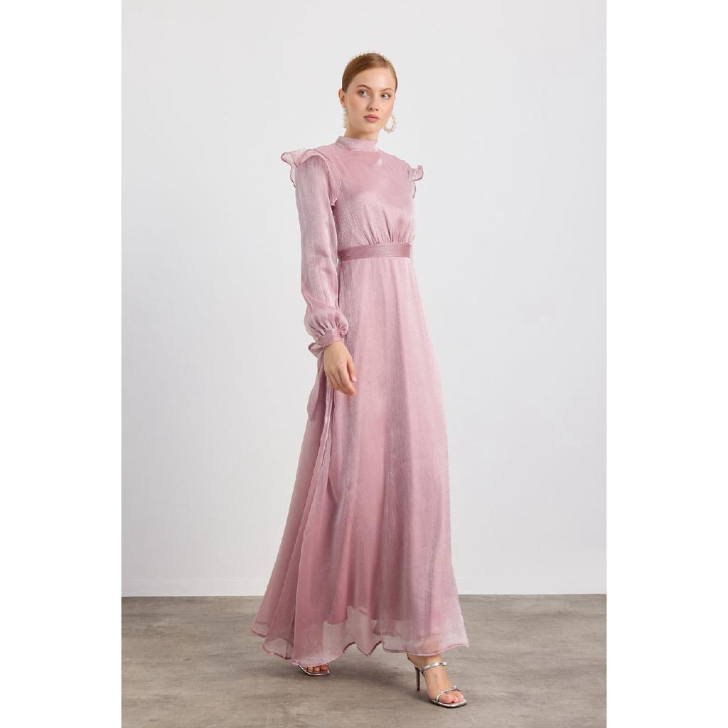 Темно-синее вечернее платье Mira