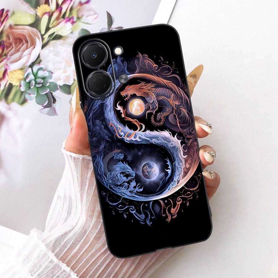 Чехол для Tecno Spark Go 3 5G Милый Кот Расписной Capa для Tecno Spark GO3 KN3 Pop 20 Мягкий Силиконовый Бампер Оболочка для Sparkgo 3 Funda