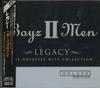 CD BOYS II MEN - Legacy: The Greatest Hits Collectio B000188402 Japan Rap & Hip-Hop/R&B Used