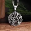 Stainless Steel Celtic Trinity Pendant Witchcraft Knot Necklace Men Women Lucky Celtic Knot Amulet Jewelry