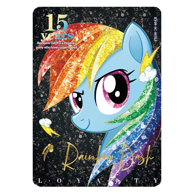 Genuine My Little Pony Card Friendship Eternal 6 7 8 Huiyue Series SC SLR SGR UR Cute Princess Anime Collectible Cards Toy