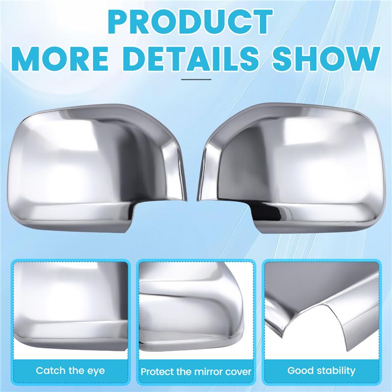 Крышка зеркала заднего вида автомобиля, накладки на боковые зеркала, корпус зеркала для Toyota Hilux Surf-A99D