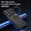 For Samsung Galaxy Z Fold4 5 6 7 8 Wide /Z Fold8 Ultra Hard PC Shockproof Phone Case Kickstand Holder Full Body Protective Cover With Screen Protector