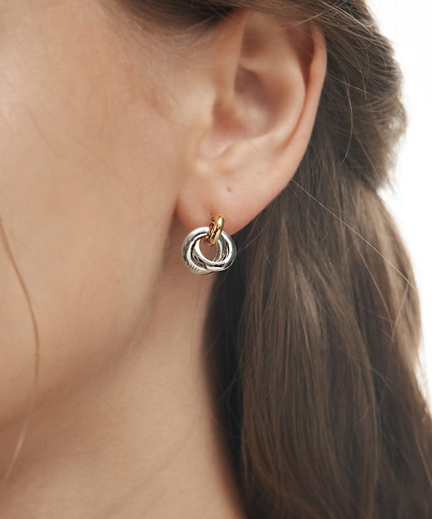 Ellejewelry 14K Gf Простые серьги-соломинки Elgpee351