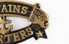Antique Brass Captain's Quarters Sign – Vintage Nautical Maritime Wall Decor