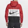 Nike Спортивная ветровка Swoosh Color Block Jacket Весенняя мужская куртка Красная CJ4889-657