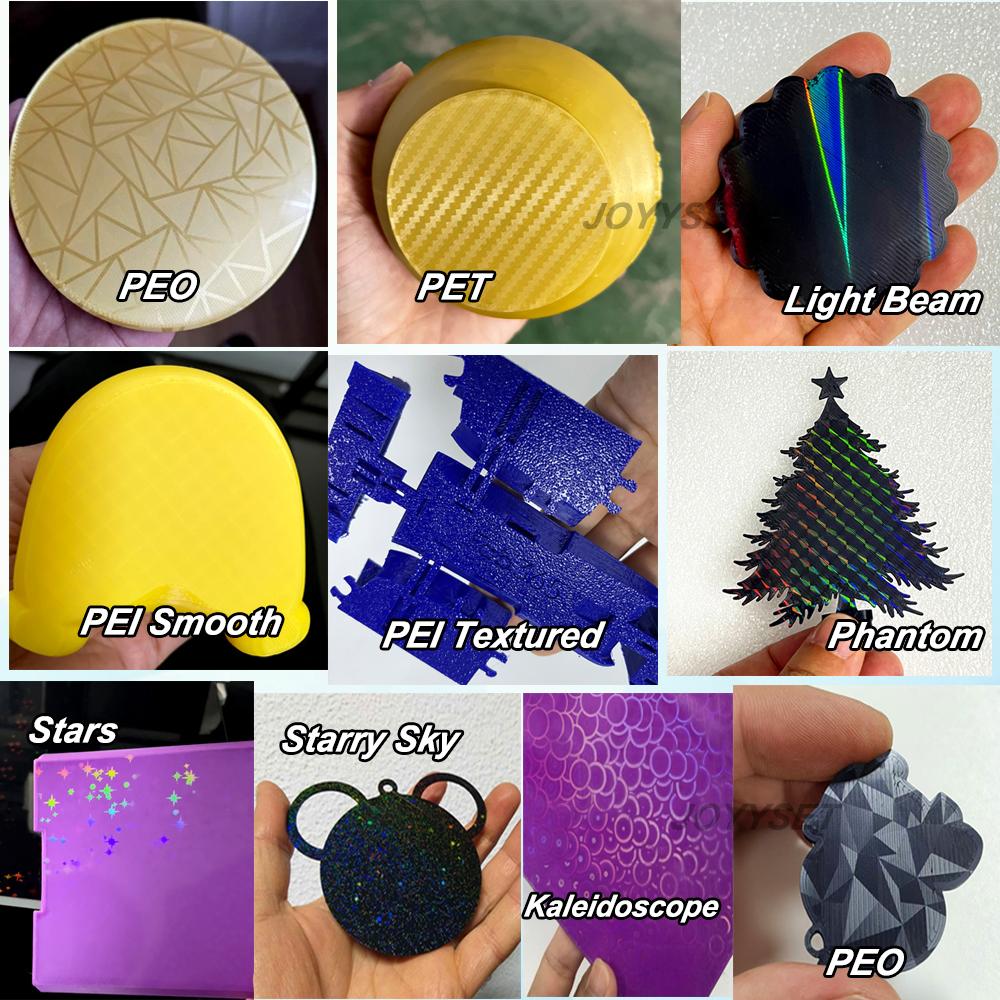 X1C A1 Build Plate for Bambu Lab P1S P1P X1 Carbon PEI Sheet Double Side 3D Printing Spring Steel PEI Plate for Bambulab P1P X1E