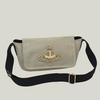 Vintage Bags Bags Queen Mother West Bags 2025 New Saturn Big Logo Canvas Bag One-shoulder Crossbody Women's Bag