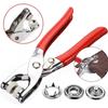 Плоскогубцы с зубцами для колец, кнопки-заклепки, кнопки-застежки, набор инструментов для DIY, установка кнопок