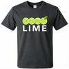 Lime Fresh Lime Slices Print TShirt Unisex Unisex Casual Cotton Tee Short Sleeve Citrus Fruit Graphic Unisex Tops