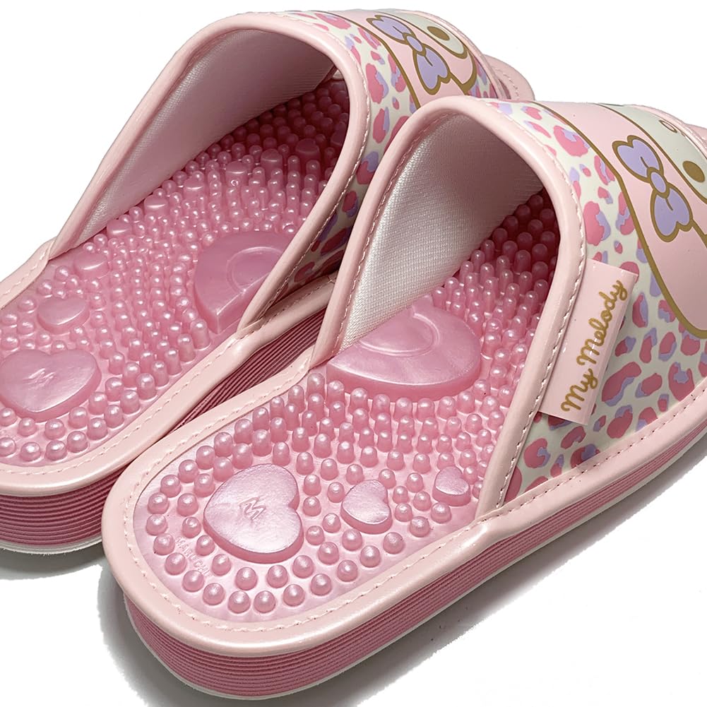Japanese Health Sandals Sanrio Animal SAHS004 My [Sanrio Sanrio] (Pink Melody, 23.0 Cm)
