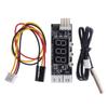 DC 12V 4 Wire PWM Fan Temperature Control Governor Temperature Speed Digital Display Support 3A Fan On/Off Control