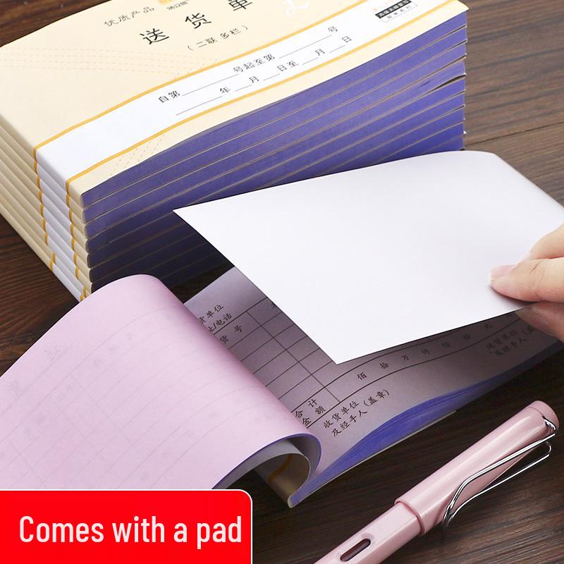 Утолщенная Бланковая Книжка для Продаж с Копией: Двухчастные и трехчастные накладные