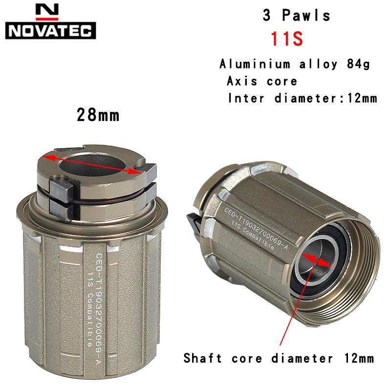 NOVATEC-Корпус кассеты из алюминиевого сплава, Задняя втулка, Freehub Wheel, XD, XDR, AL7075, 4 пары, 11, 12 скоростей, D792SB, D772SB, D412SB