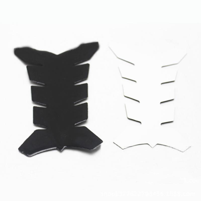 Защитная крышка бака мотоцикла, 3D резиновые наклейки на корпус из рыбьей кости