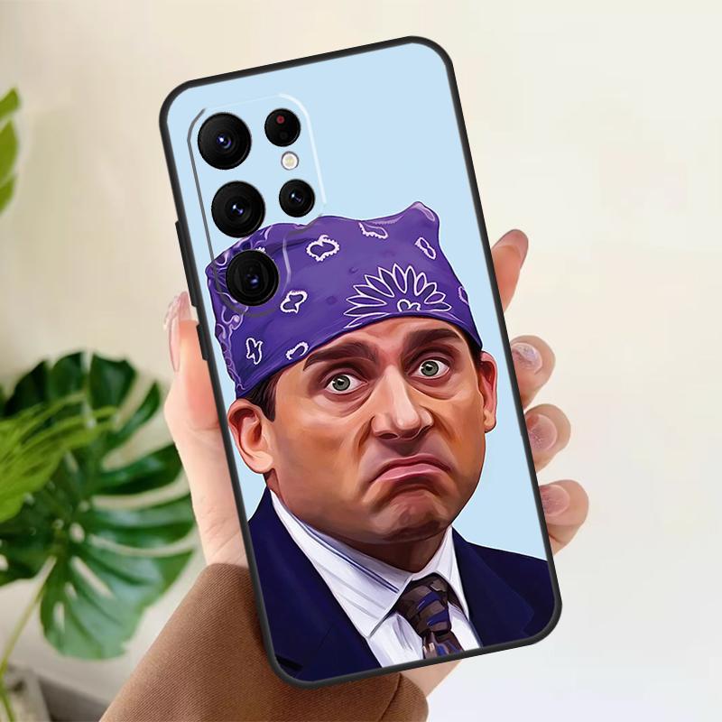 TV The Office Michael Scott Soft Case For Samsung Galaxy S24 Ultra S21 S22 S23 S25 Plus S20 FE S9 S10 S23 FE Phone Cover