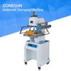 ZONESUN ZY-819M Pneumatic Stamping Machine leather LOGO Creasing machine LOGO stampler name card stamping machine