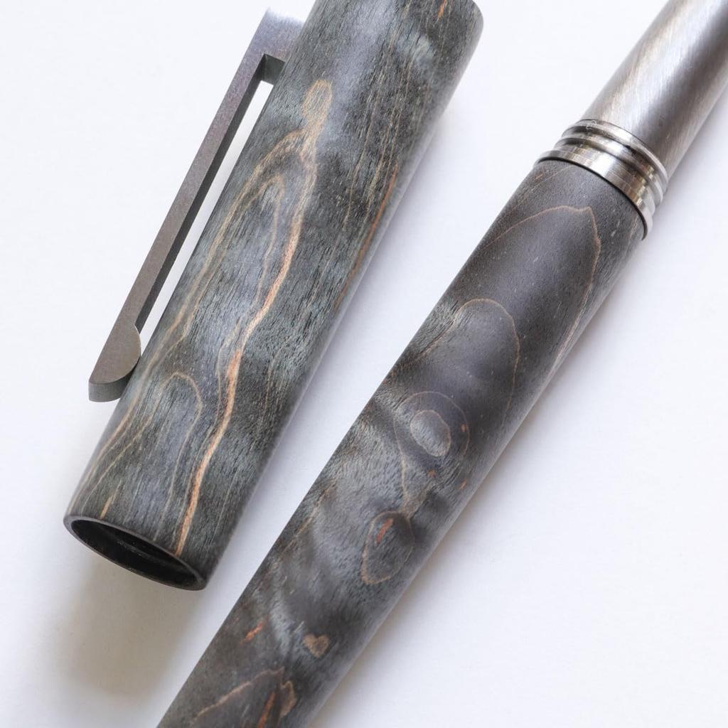 WANCHER Olympus Titan Nocturne Grey Fountain Pen Fine (F Nib)