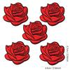 1pcs Roses Decals Flowers Clothing Accessories Embroidered Applique Iron On Patches For Jackets, Sew On Patches For Clothing Backpacks Jeans T-Shirt