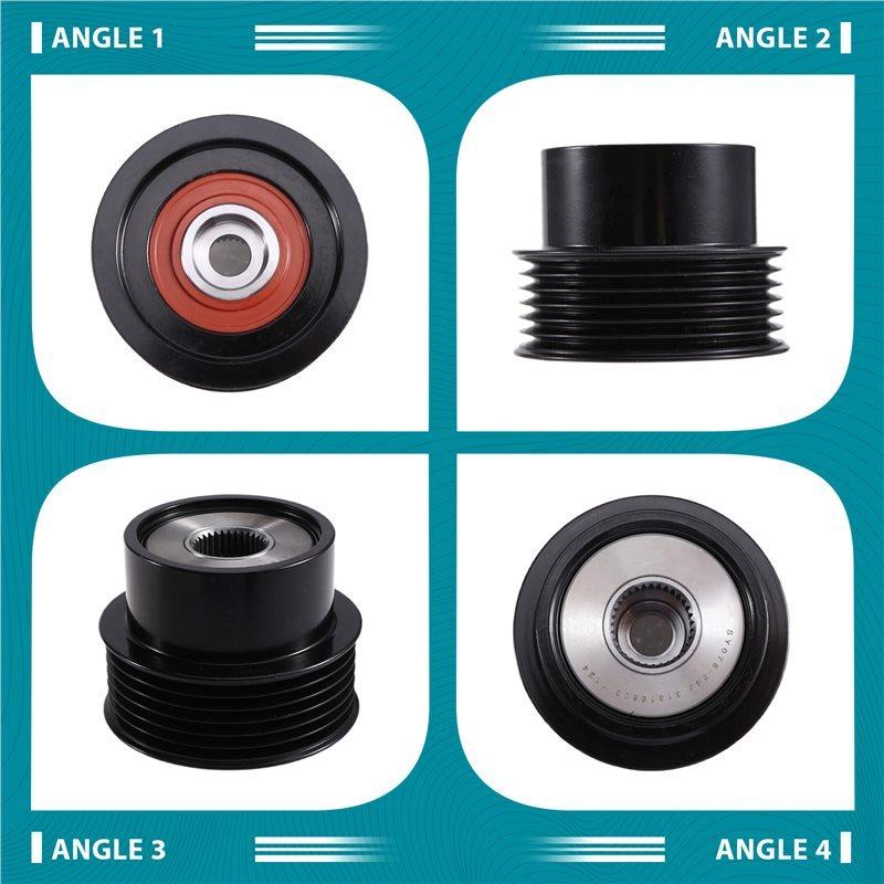 Efficient 31316803 Car Generator Belt Pulley Alternator Pulley For Volvo S60 S80 V70 XC60 XC70 XC90 2007-2016 30777744
