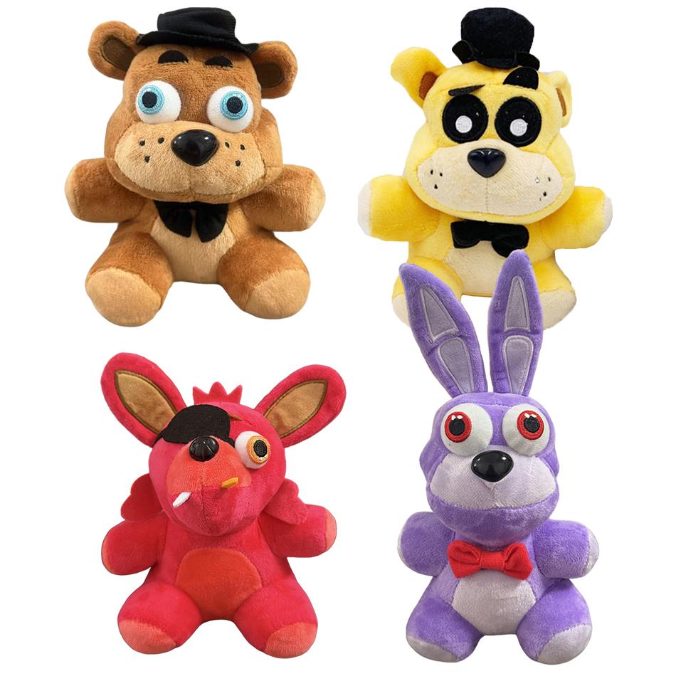 Мягкие игрушки Five Night At Freddy (Fnaf): Бонни, Фокси, мультяшные плюшевые куклы, игрушки Фредди, созданные для детей и поклонников, подарки.