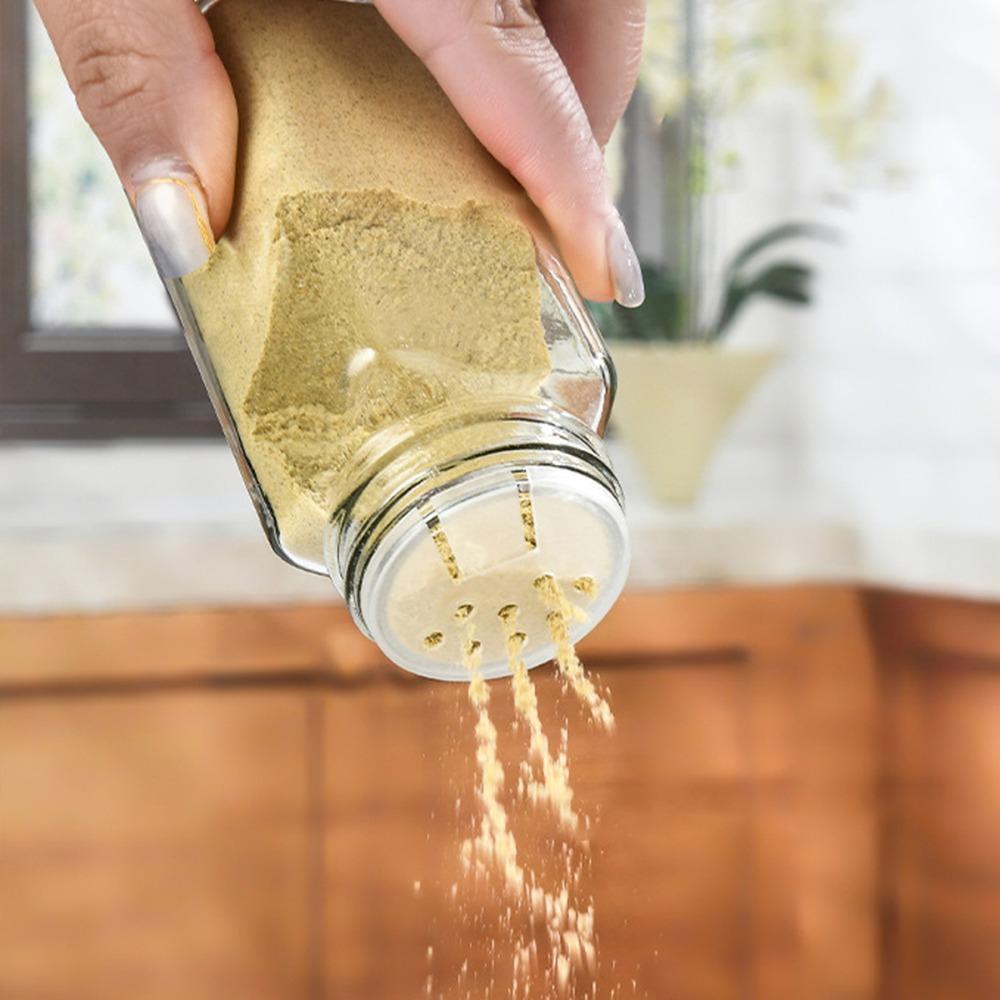 Стеклянная бутылка для специй квадратная бутылка для приправ герметичный контейнер для хранения перца шкаф