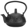 3pcs Double Dragon Cast Iron Teapot 0.3L Uncoated Teapot Tea Kettles Decoration Tea Set  Home Use